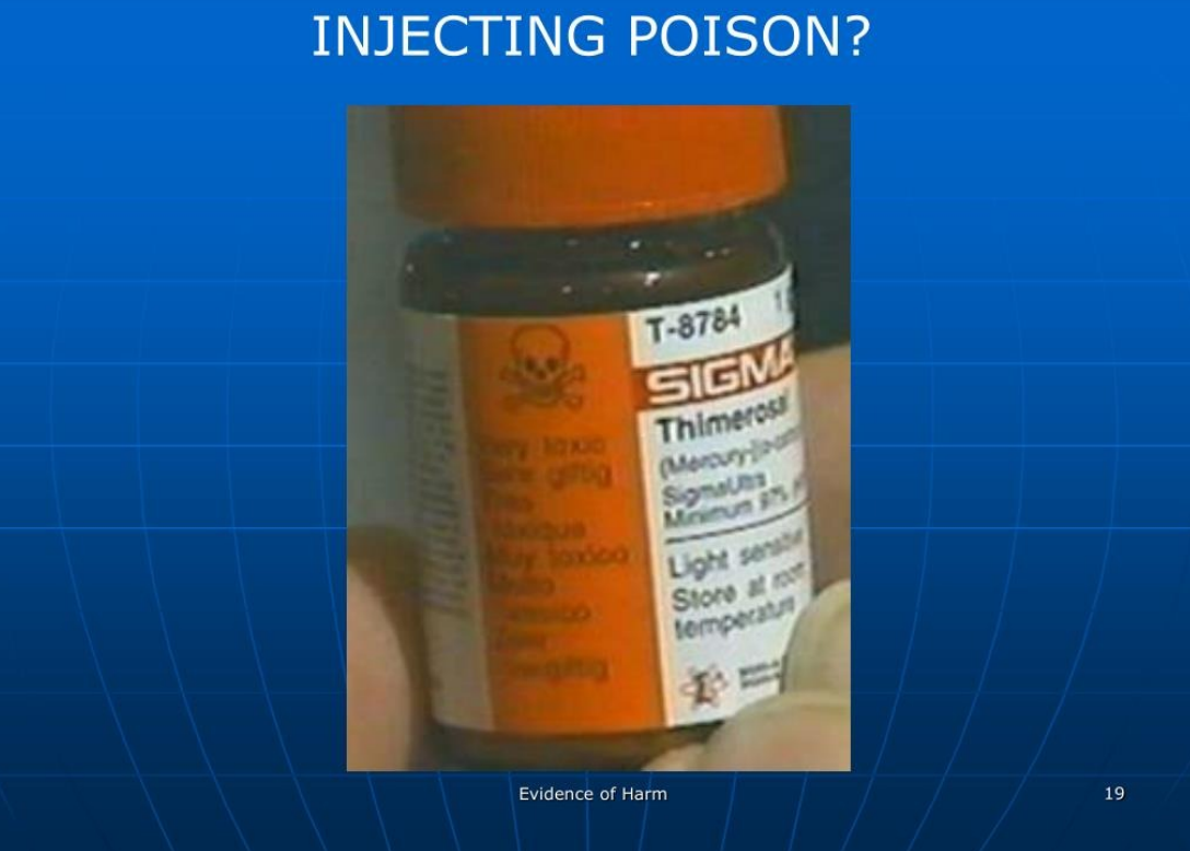 Las consecuencias del mercurio en las vacunas. ¡Cada vez más gente las rechaza!