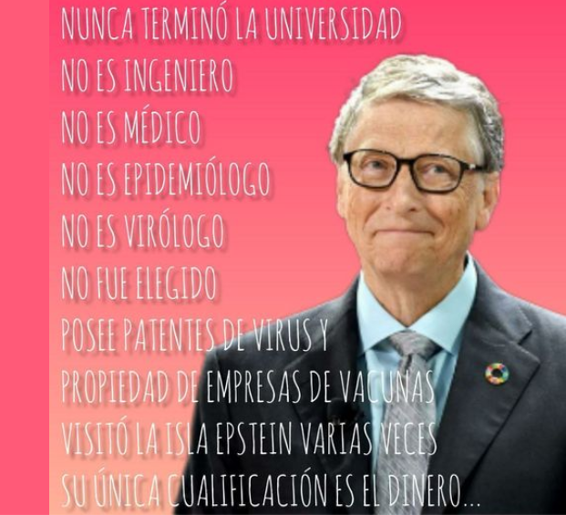 Bill Gates quiere reducir la población mundial mediante vacunas y el Sistema Sanitario