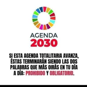 Advertencia sobre la Agenda de control 2030