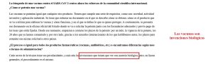 Extracto de un artículo de BioTech